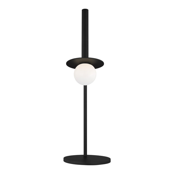 Myhouse Lighting Visual Comfort Studio - KT1001MBK2 - One Light Table Lamp - Nodes - Midnight Black