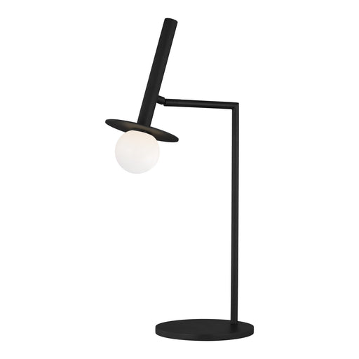 Myhouse Lighting Visual Comfort Studio - KT1001MBK2 - One Light Table Lamp - Nodes - Midnight Black