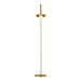 Myhouse Lighting Visual Comfort Studio - KT1011BBS2 - One Light Floor Lamp - Nodes - Burnished Brass