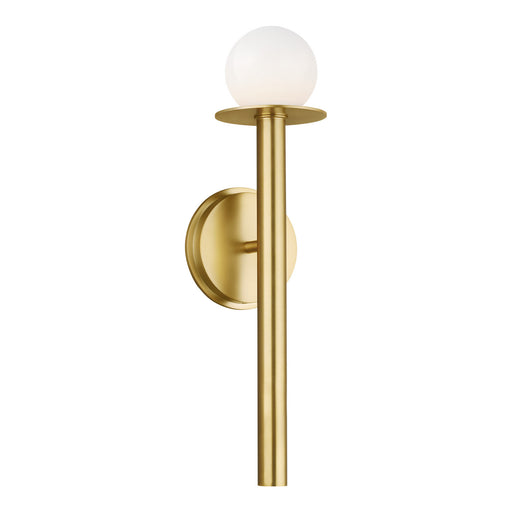 Myhouse Lighting Visual Comfort Studio - KW1001BBS - One Light Wall Sconce - Nodes - Burnished Brass