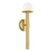 Myhouse Lighting Visual Comfort Studio - KW1001BBS - One Light Wall Sconce - Nodes - Burnished Brass