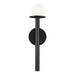 Myhouse Lighting Visual Comfort Studio - KW1001MBK - One Light Wall Sconce - Nodes - Midnight Black