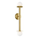 Myhouse Lighting Visual Comfort Studio - KWL1012BBS - Two Light Wall Sconce - Nodes - Burnished Brass