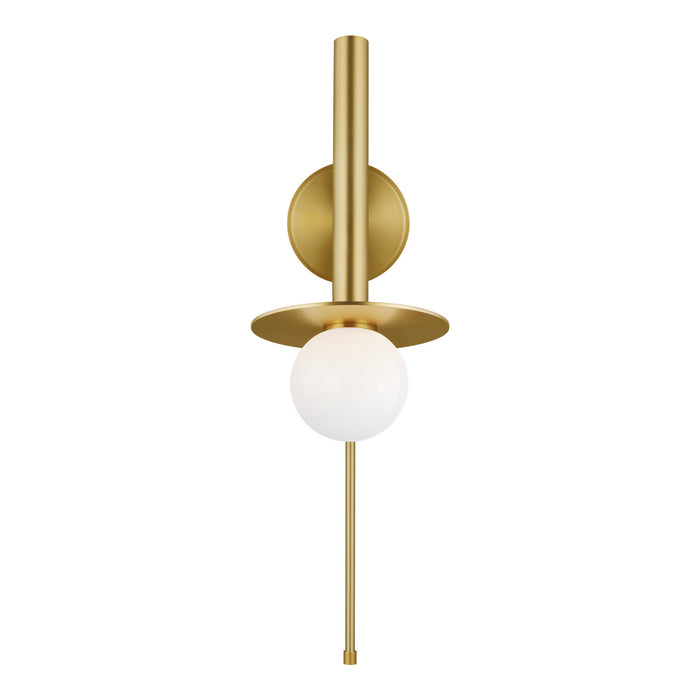 Myhouse Lighting Visual Comfort Studio - KW1021BBS - One Light Wall Sconce - Nodes - Burnished Brass