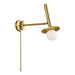 Myhouse Lighting Visual Comfort Studio - KW1021BBS - One Light Wall Sconce - Nodes - Burnished Brass
