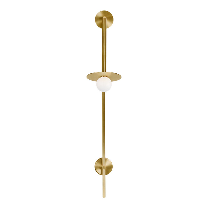 Myhouse Lighting Visual Comfort Studio - KW1031BBS - One Light Wall Sconce - Nodes - Burnished Brass