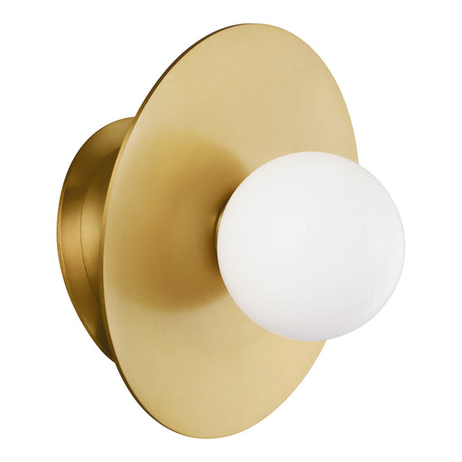 Myhouse Lighting Visual Comfort Studio - KW1041BBS - One Light Wall Sconce - Nodes - Burnished Brass