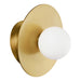 Myhouse Lighting Visual Comfort Studio - KW1041BBS - One Light Wall Sconce - Nodes - Burnished Brass