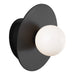 Myhouse Lighting Visual Comfort Studio - KW1041MBK - One Light Wall Sconce - Nodes - Midnight Black