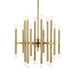 Myhouse Lighting Visual Comfort Studio - TC10524BBS - 24 Light Chandelier - Beckham Modern - Burnished Brass