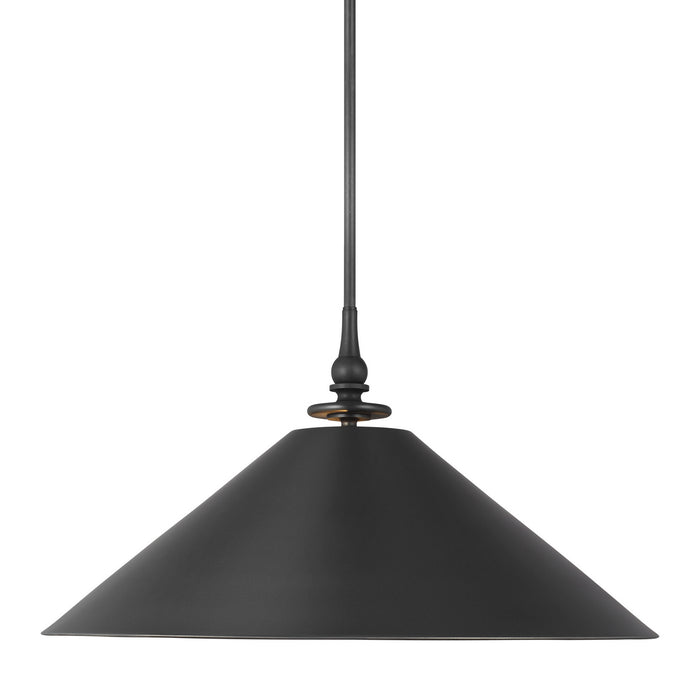 Myhouse Lighting Visual Comfort Studio - TP1001AI - One Light Pendant - Capri - Aged Iron