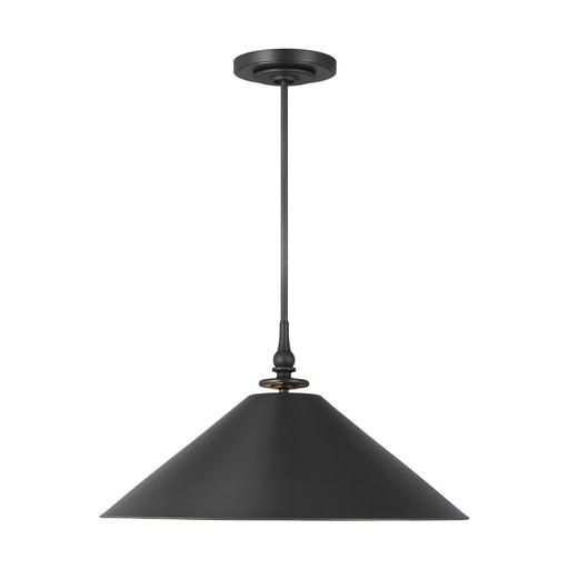 Myhouse Lighting Visual Comfort Studio - TP1001AI - One Light Pendant - Capri - Aged Iron