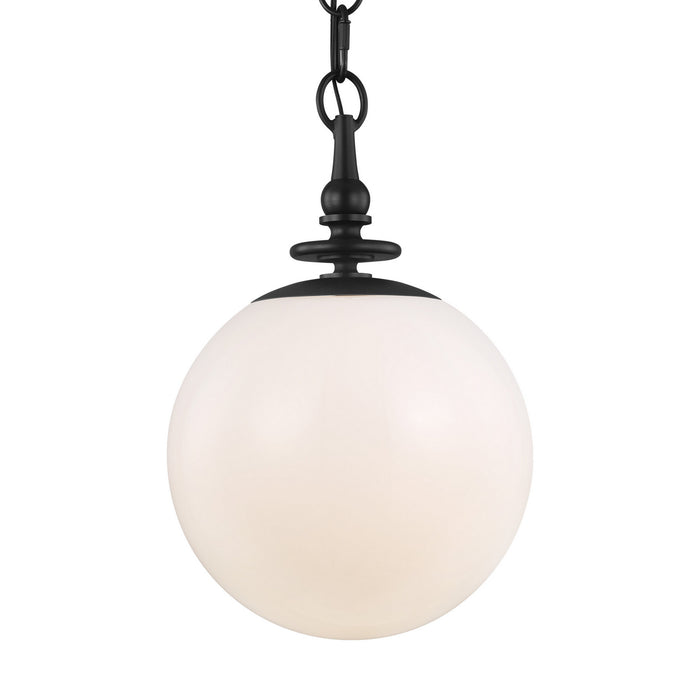 Myhouse Lighting Visual Comfort Studio - TP1031AI - One Light Pendant - Capri - Aged Iron