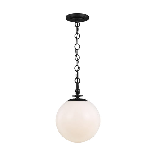 Myhouse Lighting Visual Comfort Studio - TP1041AI - One Light Pendant - Capri - Aged Iron