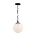 Myhouse Lighting Visual Comfort Studio - TP1041AI - One Light Pendant - Capri - Aged Iron