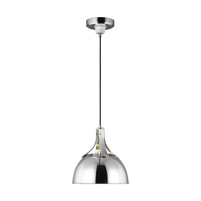 Myhouse Lighting Visual Comfort Studio - TP1051PN - One Light Pendant - Logan - Polished Nickel