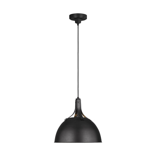 Myhouse Lighting Visual Comfort Studio - TP1061AI - One Light Pendant - Logan - Aged Iron