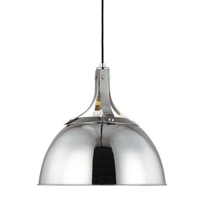 Myhouse Lighting Visual Comfort Studio - TP1061PN - One Light Pendant - Logan - Polished Nickel