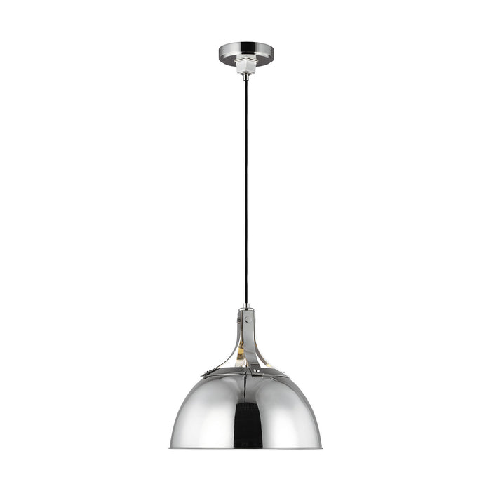 Myhouse Lighting Visual Comfort Studio - TP1061PN - One Light Pendant - Logan - Polished Nickel