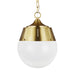 Myhouse Lighting Visual Comfort Studio - TP1092BBS - Two Light Pendant - Arlett - Burnished Brass