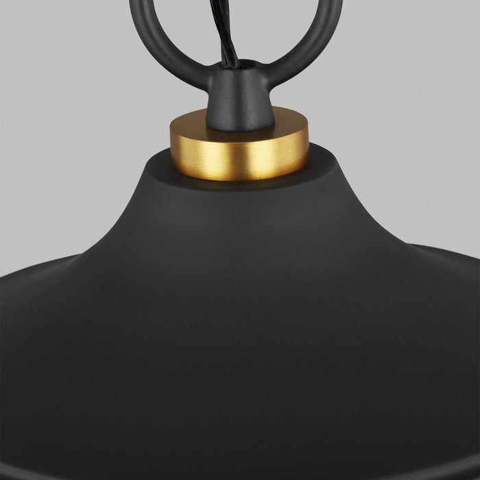 Myhouse Lighting Visual Comfort Studio - TP1092MBK/BBS - Two Light Pendant - Arlett - Midnight Black