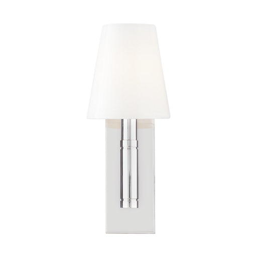 Myhouse Lighting Visual Comfort Studio - TV1001PN - One Light Wall Sconce - Beckham Classic - Polished Nickel