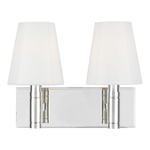 Myhouse Lighting Visual Comfort Studio - TV1022PN - Two Light Vanity - Beckham Classic - Polished Nickel