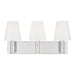 Myhouse Lighting Visual Comfort Studio - TV1033PN - Three Light Vanity - Beckham Classic - Polished Nickel