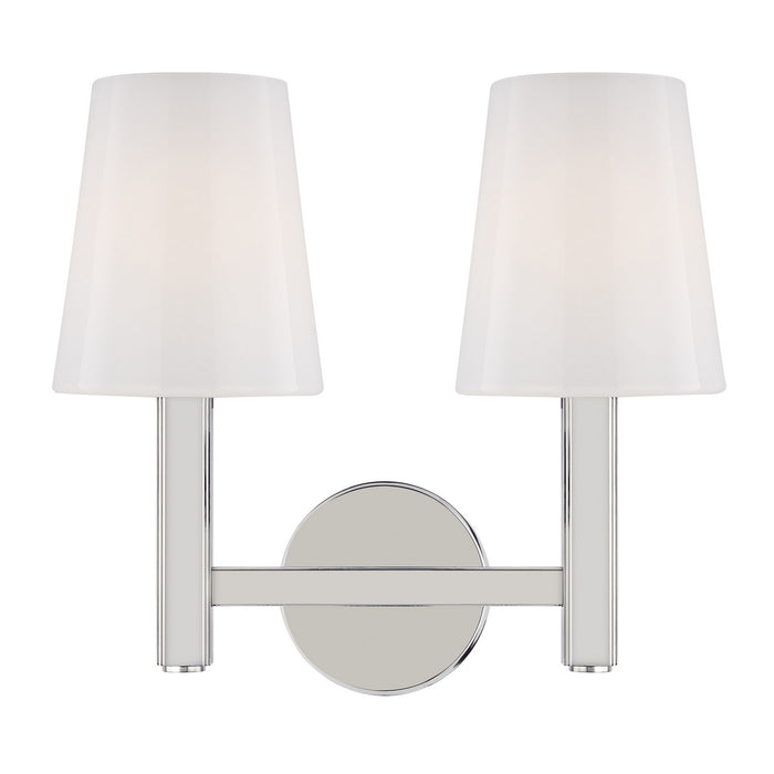 Myhouse Lighting Visual Comfort Studio - TV1122PN - Two Light Vanity - Logan - Polished Nickel