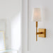 Myhouse Lighting Visual Comfort Studio - TW1031BBS - One Light Wall Sconce - Beckham Classic - Burnished Brass