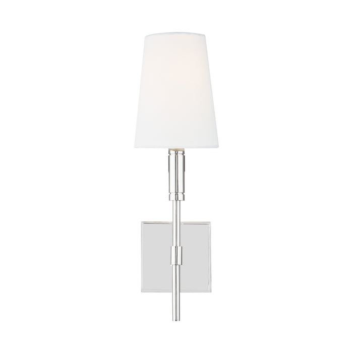 Myhouse Lighting Visual Comfort Studio - TW1031PN - One Light Wall Sconce - Beckham Classic - Polished Nickel