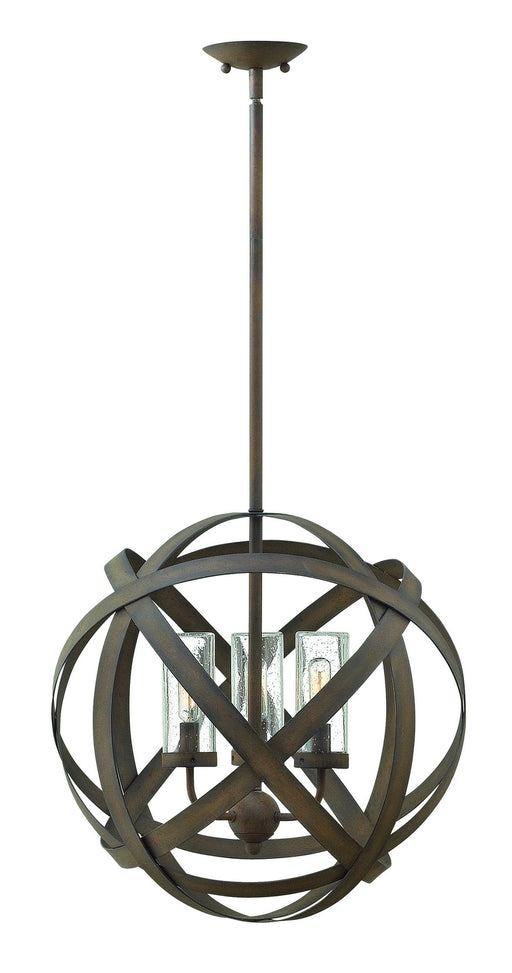 Myhouse Lighting Hinkley - 29703VI-LL - LED Outdoor Chandelier - Carson - Vintage Iron
