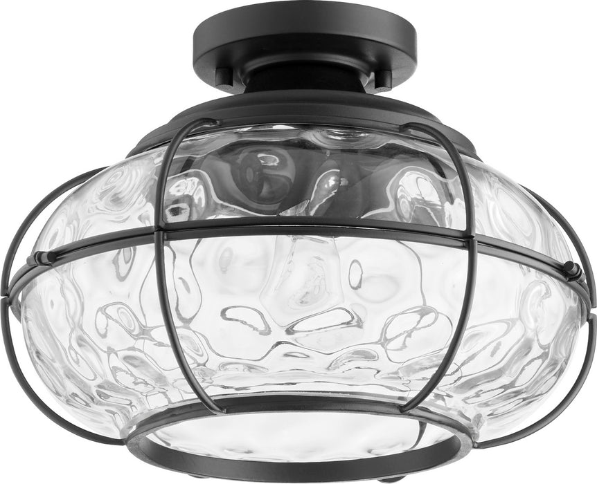 Myhouse Lighting Quorum - 3375-13-69 - One Light Ceiling Mount - Textured Black