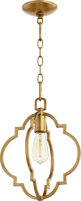 Myhouse Lighting Quorum - 3842-74 - One Light Pendant - Dublin - Gold Leaf