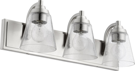 Myhouse Lighting Quorum - 518-3-65 - Three Light Vanity - 518 Vanities - Satin Nickel