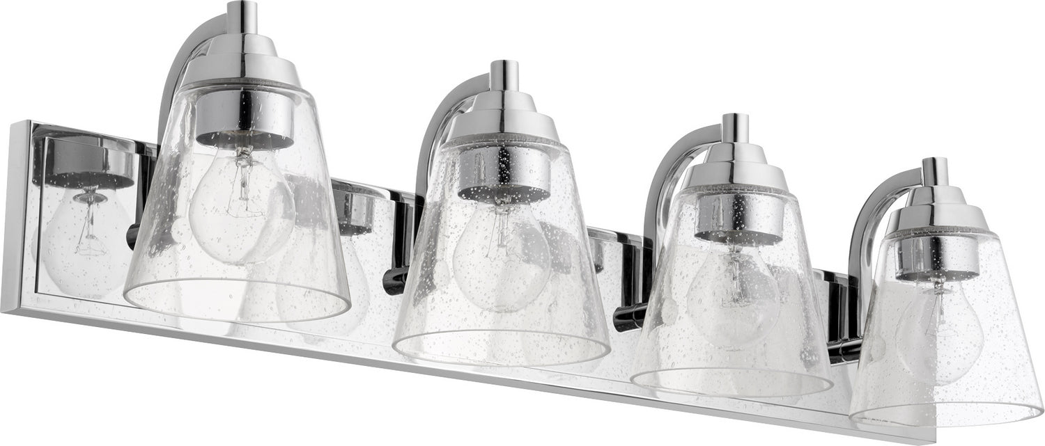 Myhouse Lighting Quorum - 518-4-14 - Four Light Vanity - 518 Vanities - Chrome