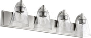 Myhouse Lighting Quorum - 518-4-65 - Four Light Vanity - 518 Vanities - Satin Nickel