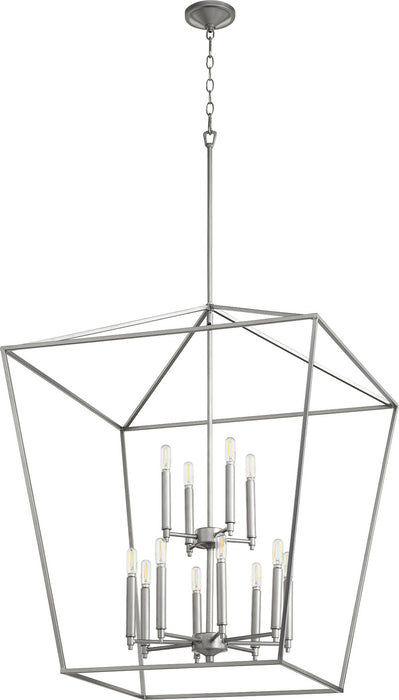 Myhouse Lighting Quorum - 604-12-64 - 12 Light Entry Pendant - Gabriel - Classic Nickel