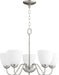 Myhouse Lighting Quorum - 6041-5-65 - Five Light Chandelier - 6041 Chandeliers - Satin Nickel