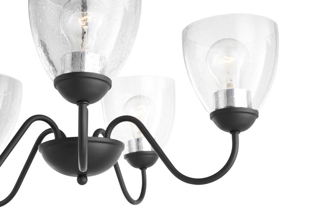 Myhouse Lighting Quorum - 6041-5-69 - Five Light Chandelier - 6041 Chandeliers - Textured Black