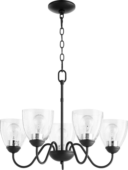 Myhouse Lighting Quorum - 6041-5-69 - Five Light Chandelier - 6041 Chandeliers - Textured Black