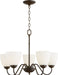 Myhouse Lighting Quorum - 6041-5-86 - Five Light Chandelier - 6041 Chandeliers - Oiled Bronze