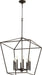 Myhouse Lighting Quorum - 604-8-86 - Eight Light Entry Pendant - Gabriel - Oiled Bronze