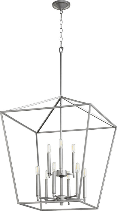 Myhouse Lighting Quorum - 604-9-64 - Nine Light Entry Pendant - Gabriel - Classic Nickel