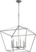 Myhouse Lighting Quorum - 644-6-64 - Six Light Chandelier - Gabriel - Classic Nickel