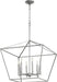 Myhouse Lighting Quorum - 644-6-64 - Six Light Chandelier - Gabriel - Classic Nickel