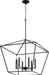 Myhouse Lighting Quorum - 644-6-69 - Six Light Chandelier - Gabriel - Textured Black