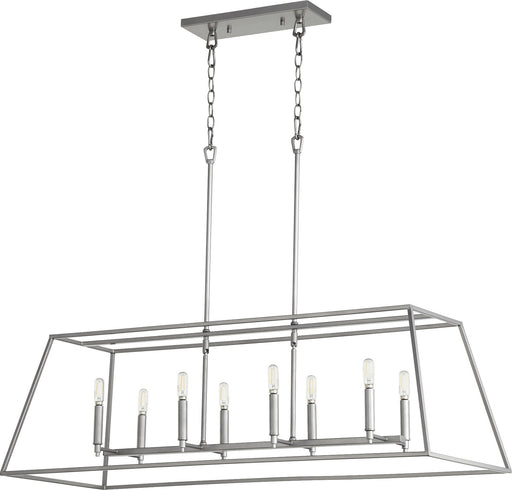 Myhouse Lighting Quorum - 654-8-64 - Eight Light Pendant - Gabriel - Classic Nickel