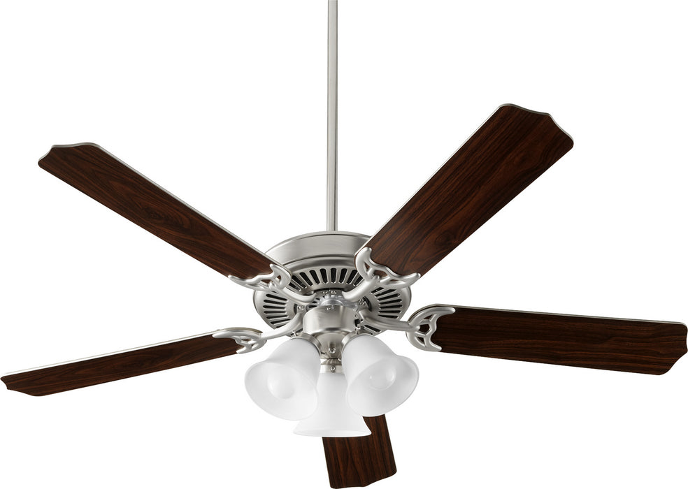 Myhouse Lighting Quorum - 7525-3065 - 52``Ceiling Fan - Capri X - Satin Nickel