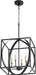 Myhouse Lighting Quorum - 8150-4-69 - Four Light Pendant - Cube and Sphere Pendants - Textured Black